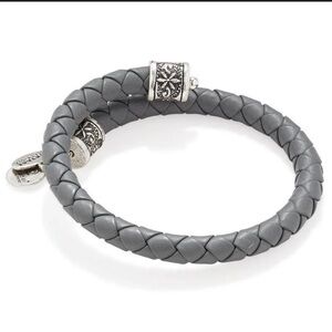 Braided Leather Wrap Bracelet